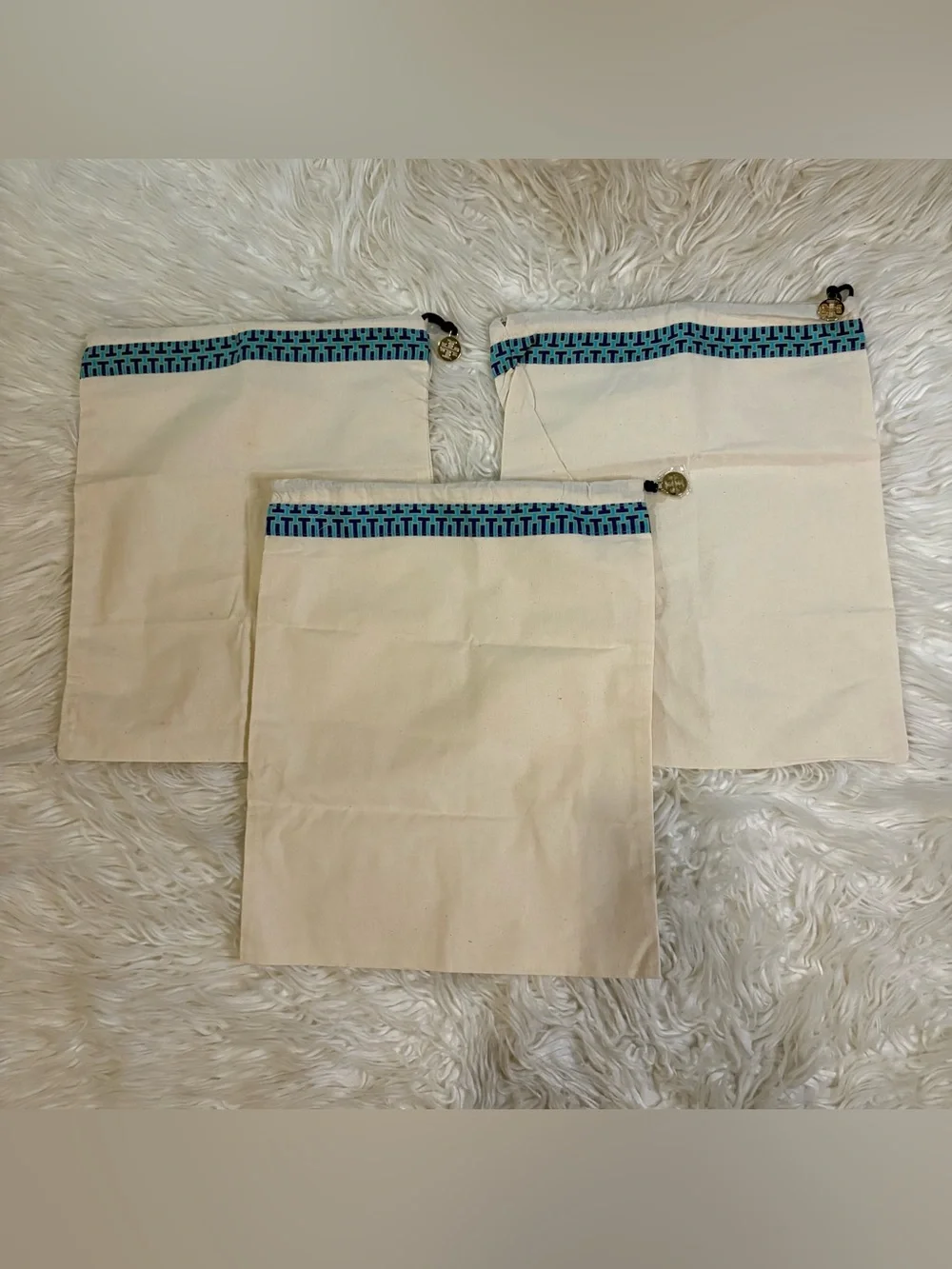 Tory Burch Cream Dust Bag